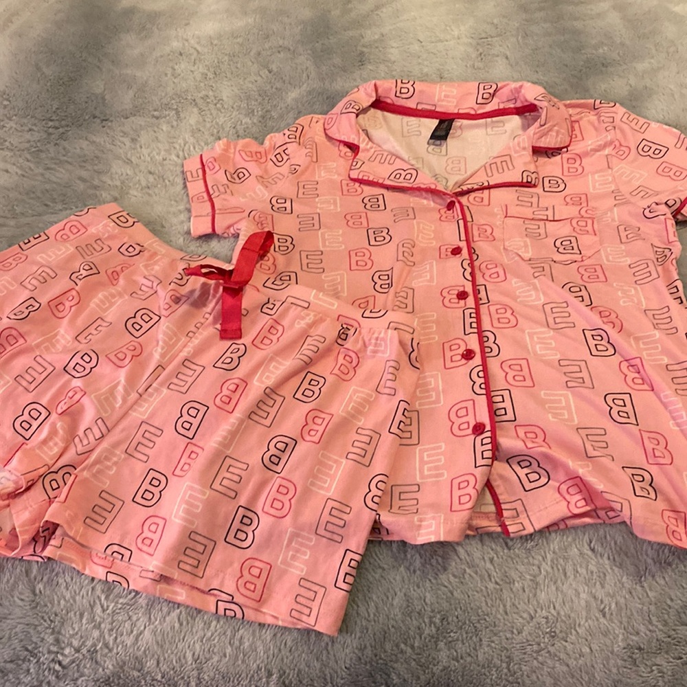 Bebe pink pajamas